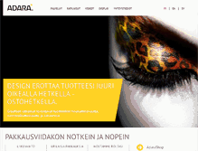 Tablet Screenshot of adara.fi