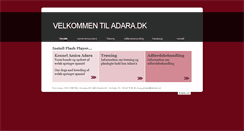 Desktop Screenshot of adara.dk
